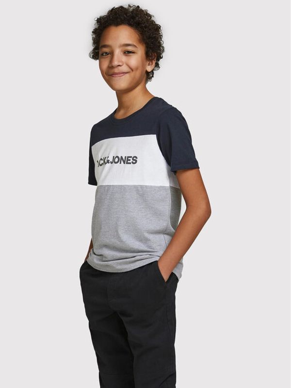 Jack&Jones Junior Jack&Jones Тишърт Logo Blocking 12174282 Цветен Regular Fit