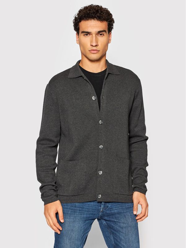 Jack&Jones PREMIUM Jack&Jones PREMIUM Кардиган Blajames 12193160 Сив Regular Fit