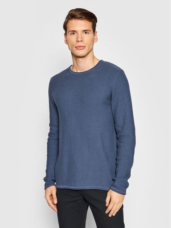 Jack&Jones PREMIUM Jack&Jones PREMIUM Пуловер Carlos 12179861 Тъмносин Regular Fit