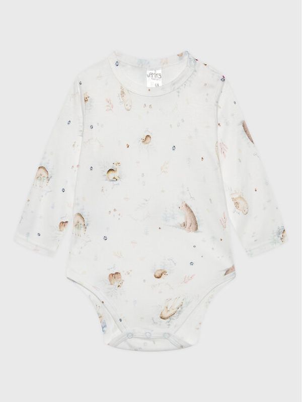 Jamiks Jamiks Детско боди Kay I JZF206 Бял Regular Fit