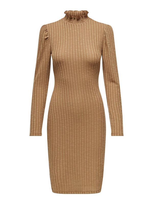 JDY JDY Плетена рокля 15297404 Кафяв Regular Fit