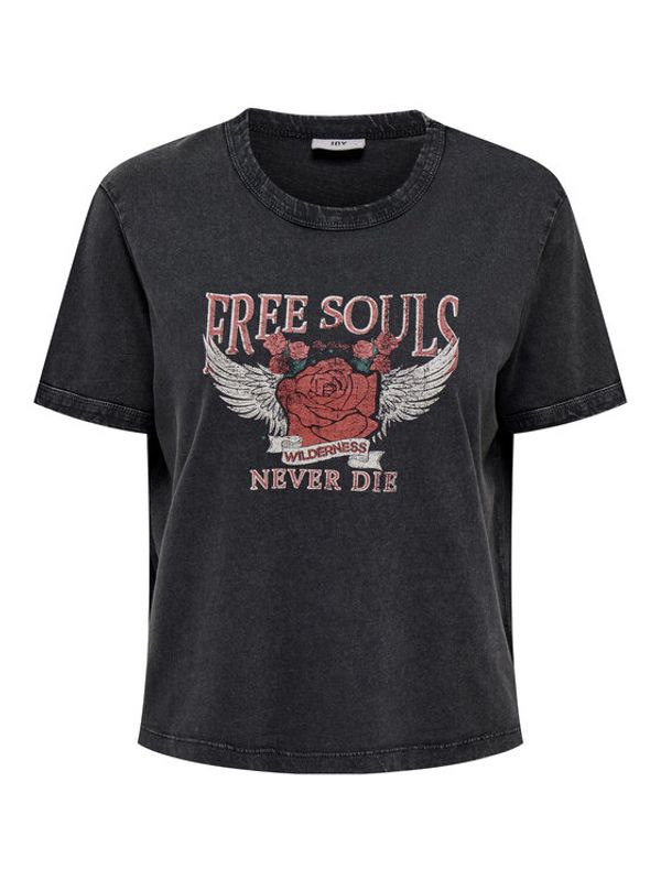 JDY JDY Тишърт 15295583 Черен Regular Fit