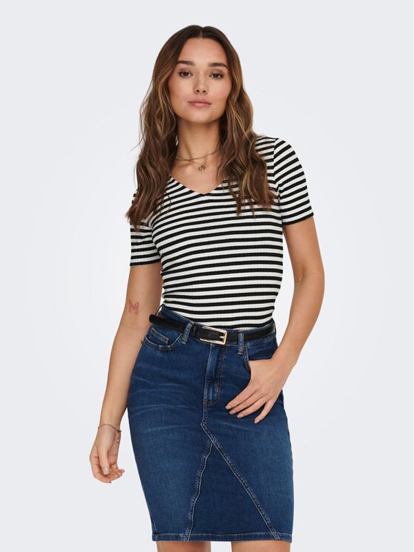 JDY JDY топ 15253481 Бял Stretch Fit