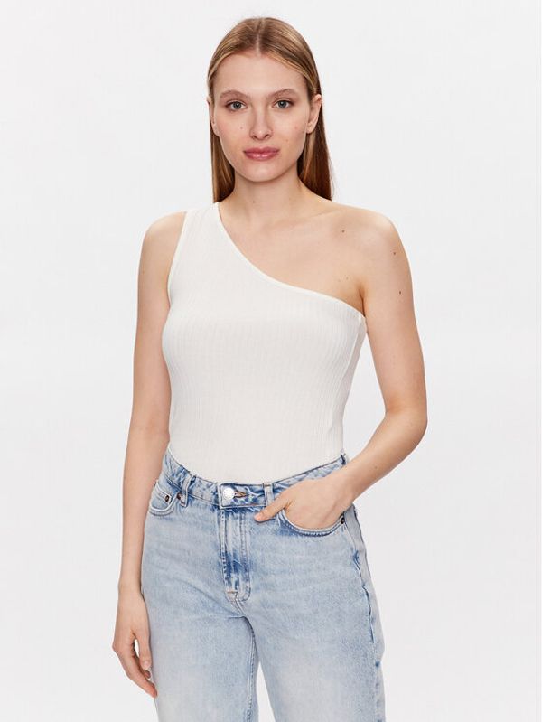 JDY JDY топ 15295782 Бял Slim Fit