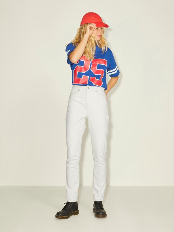 JJXX JJXX Дънки Berlin 12204438 Бял Slim Fit