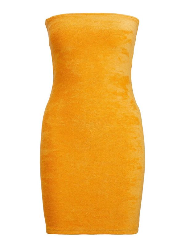 JJXX JJXX Коктейлна рокля 12234280 Оранжев Stretch Fit