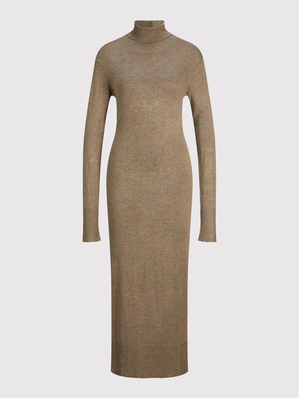 JJXX JJXX Плетена рокля Cat 12217564 Кафяв Slim Fit