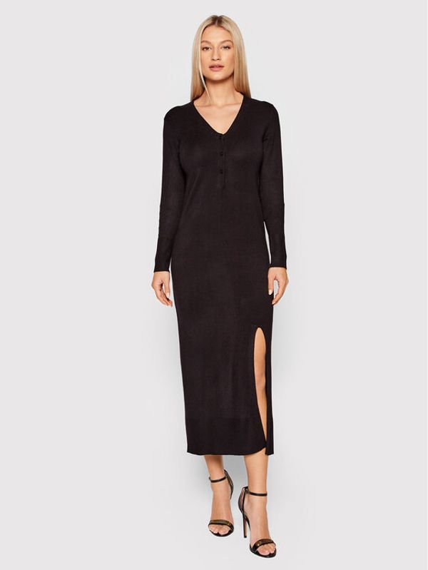 JJXX JJXX Плетена рокля Evelyn 12202995 Черен Slim Fit