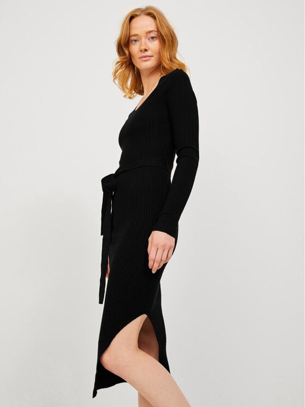 JJXX JJXX Плетена рокля Margaret 12220778 Черен Slim Fit