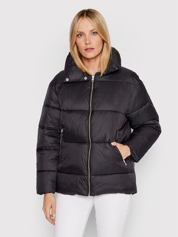 JJXX JJXX Пухено яке Ellie 12207070 Черен Regular Fit
