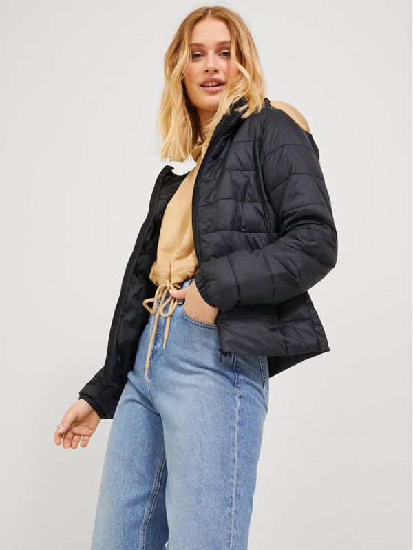 JJXX JJXX Пухено яке Nora 12224669 Черен Regular Fit