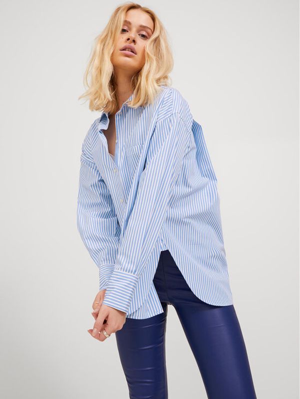 JJXX JJXX Риза 12200353 Син Relaxed Fit