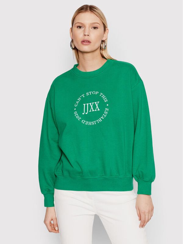 JJXX JJXX Суитшърт Beatrice 12200367 Зелен Oversize