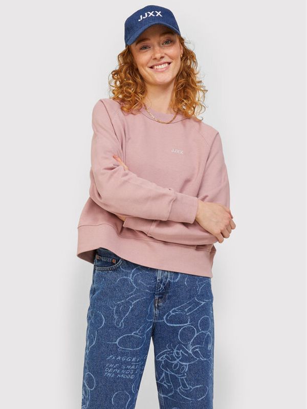 JJXX JJXX Суитшърт Caitlyn 12200380 Розов Oversize