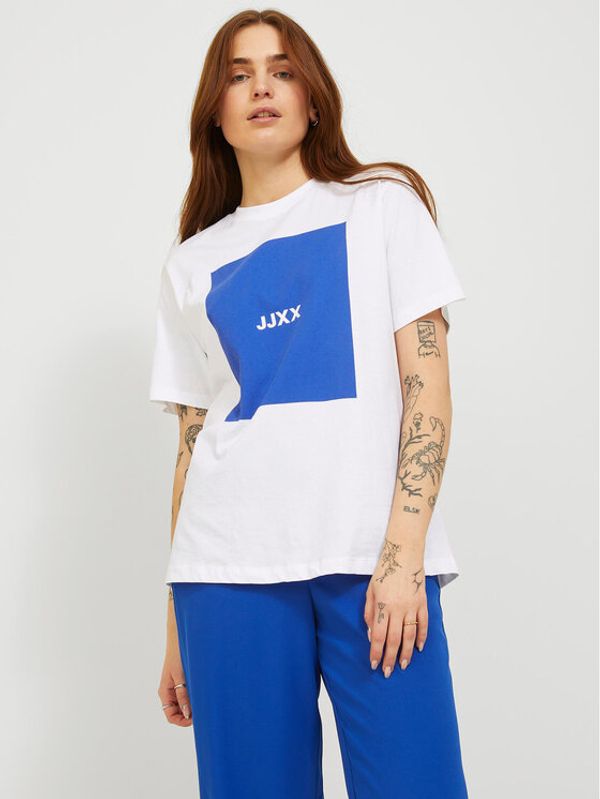JJXX JJXX Тишърт 12204837 Бял Relaxed Fit