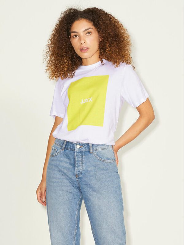 JJXX JJXX Тишърт 12204837 Бял Relaxed Fit