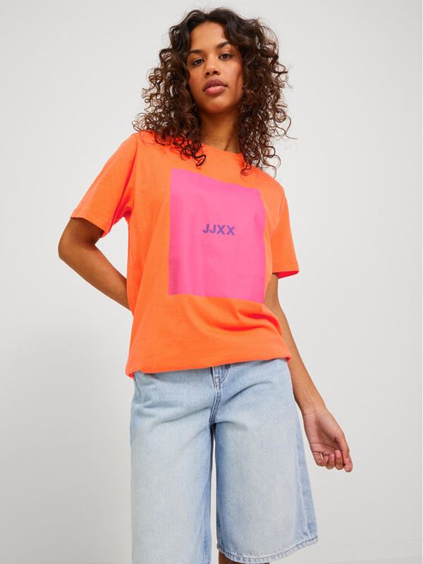 JJXX JJXX Тишърт 12204837 Оранжев Relaxed Fit