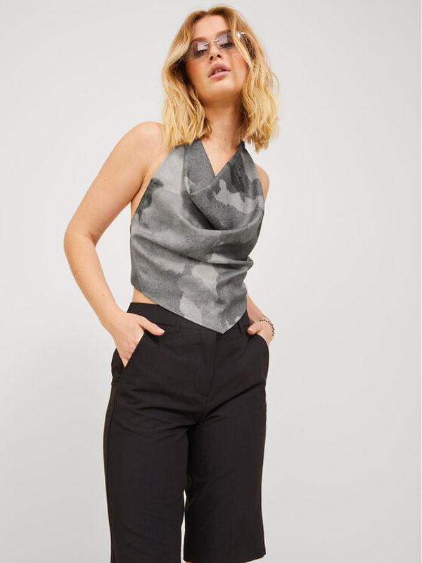 JJXX JJXX топ 12221687 Сив Cropped Fit