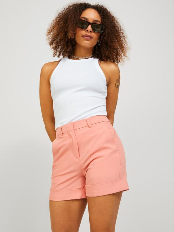 JJXX JJXX топ 12224661 Бял Rib Fit