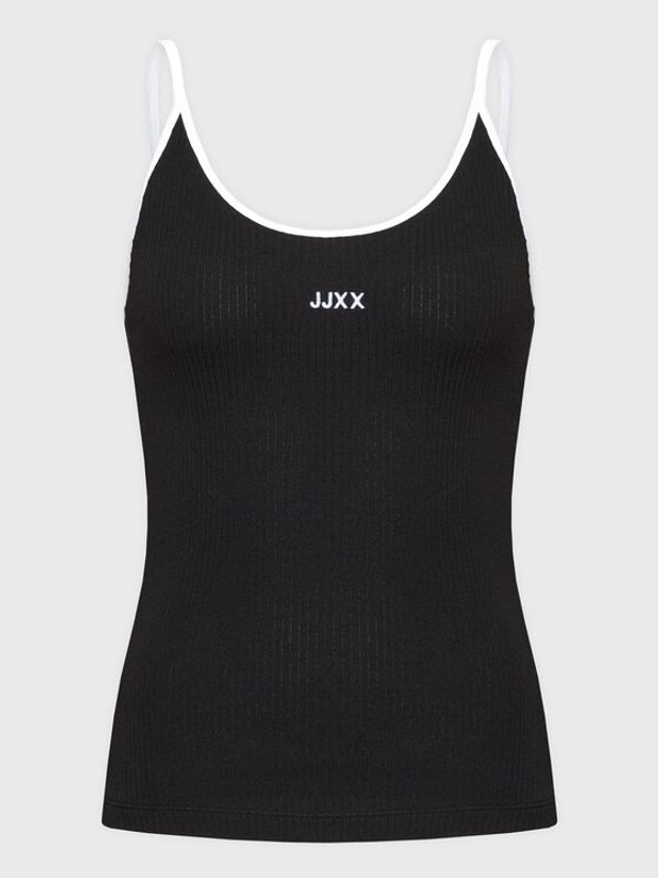 JJXX JJXX топ 12224665 Черен Rib Fit
