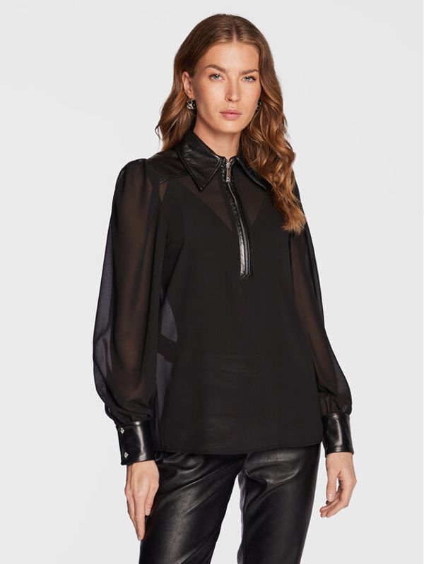 John Richmond John Richmond Блуза Camicia RWA22207CA Черен Regular Fit