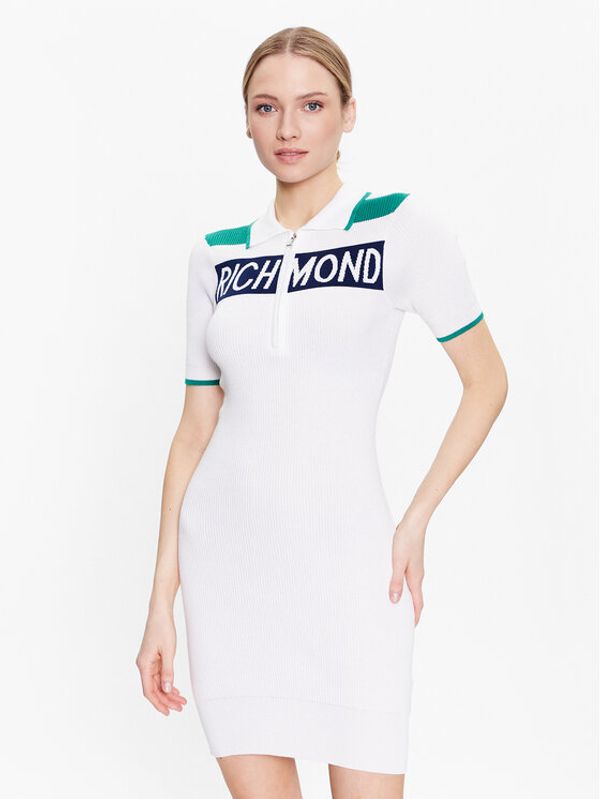 John Richmond John Richmond Ежедневна рокля UWP23129VE Бял Modern Fit