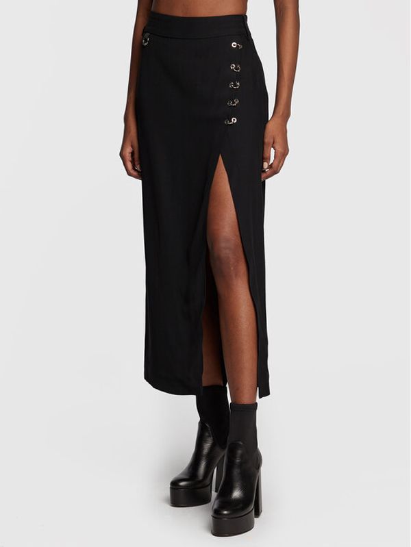 John Richmond John Richmond Макси пола Gonna RWA22197GO Черен Regular Fit