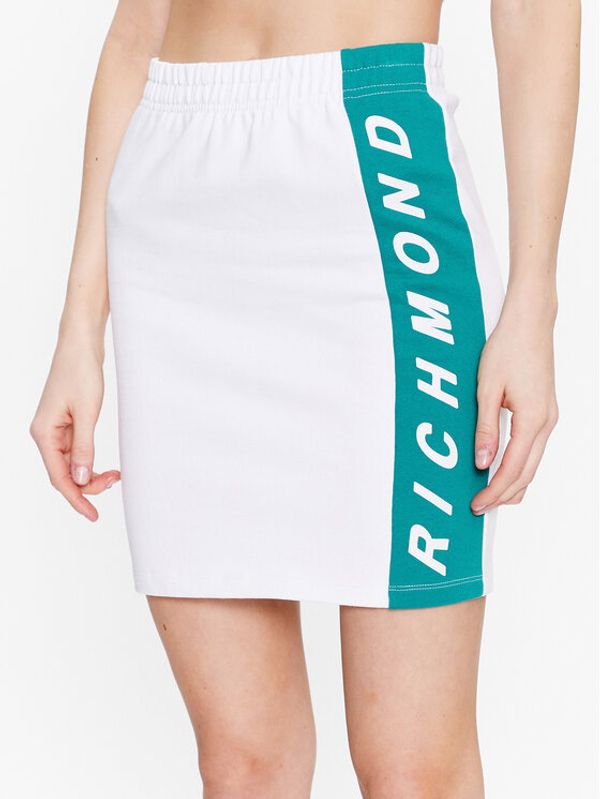 John Richmond John Richmond Миди пола UWP23075GO Бял Modern Fit