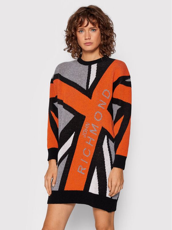 John Richmond John Richmond Плетена рокля Inloop RWA21247VE Цветен Regular Fit