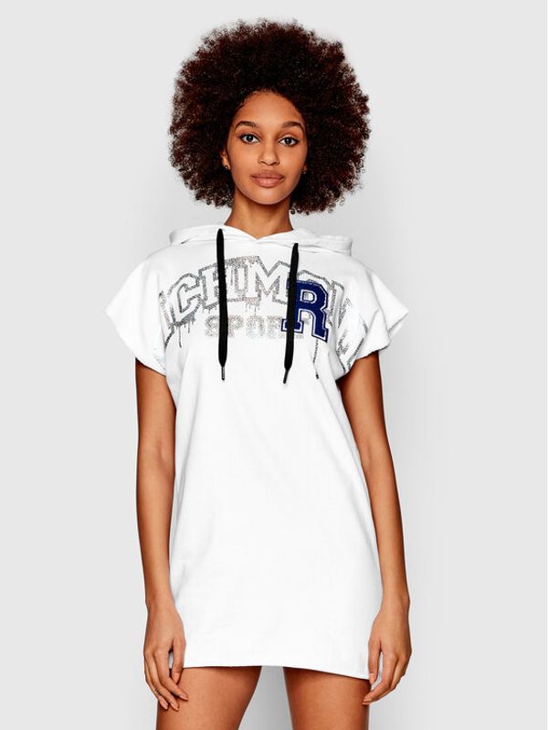 John Richmond John Richmond Плетена рокля UWP22050VE Бял Relaxed Fit