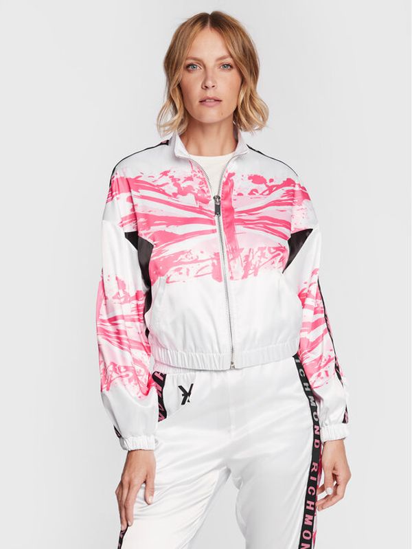 John Richmond John Richmond Преходно яке UWP23004GB Бял Modern Fit