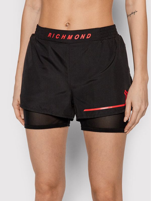 John Richmond John Richmond Спортни шорти UWP22026SH Черен Regular Fit