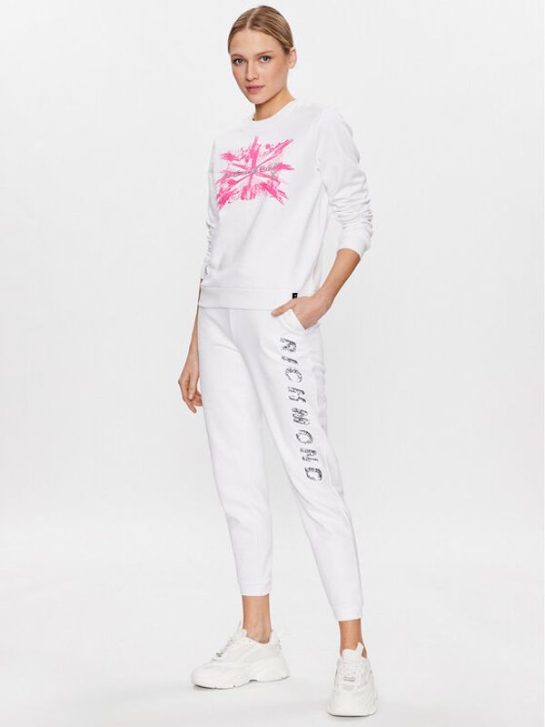 John Richmond John Richmond Суитшърт UWP23010FE Бял American Fit