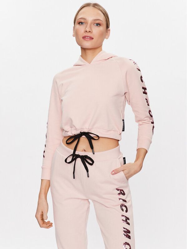 John Richmond John Richmond Суитшърт UWP23046FE Розов Modern Fit