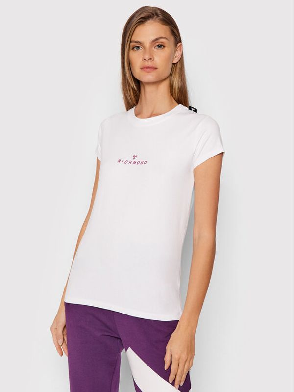 John Richmond John Richmond Тишърт Lahaina UWA21017TS Бял Regular Fit