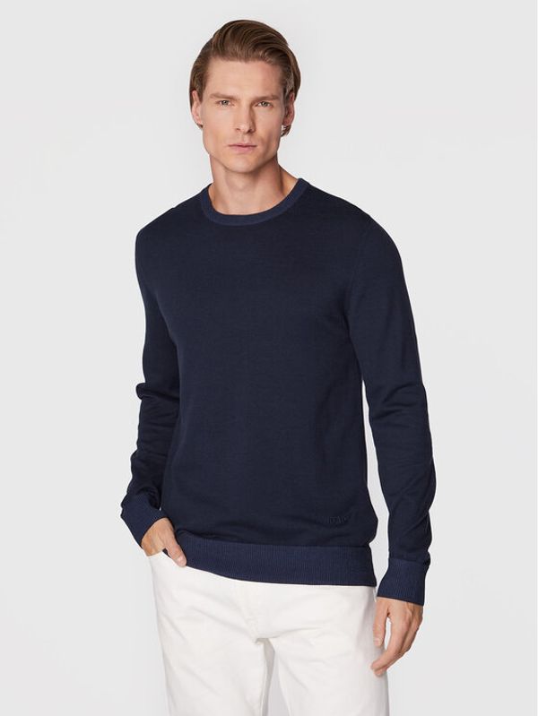 JOOP! Jeans JOOP! Jeans Пуловер 30032557 Тъмносин Regular Fit