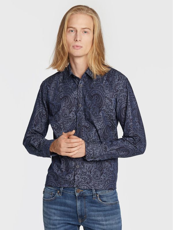 JOOP! Jeans JOOP! Jeans Риза 15 Jjsh-92Hanson2k-W 30033175 Син Regular Fit