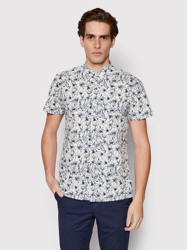 JOOP! Jeans JOOP! Jeans Риза 17 J222SH013SFW 30031300 Бял Slim Fit