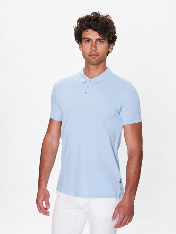 JOOP! Jeans JOOP! Jeans Тениска с яка и копчета 30025783 Син Modern Fit