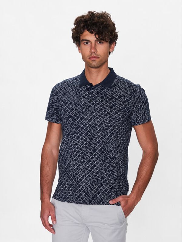 JOOP! Jeans JOOP! Jeans Тениска с яка и копчета 30036061 Син Modern Fit