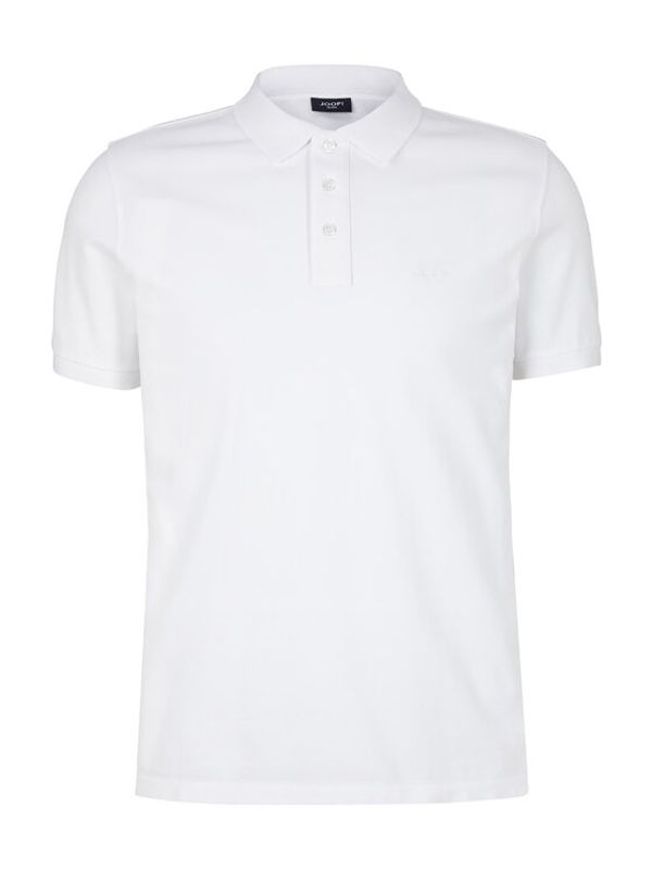 JOOP! Jeans JOOP! Jeans Тениска с яка и копчета 30037520 Бял Modern Fit