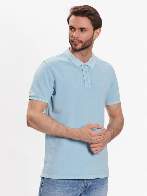 JOOP! Jeans JOOP! Jeans Тениска с яка и копчета Jjj-02Ambrosio 30037489 Син Regular Fit