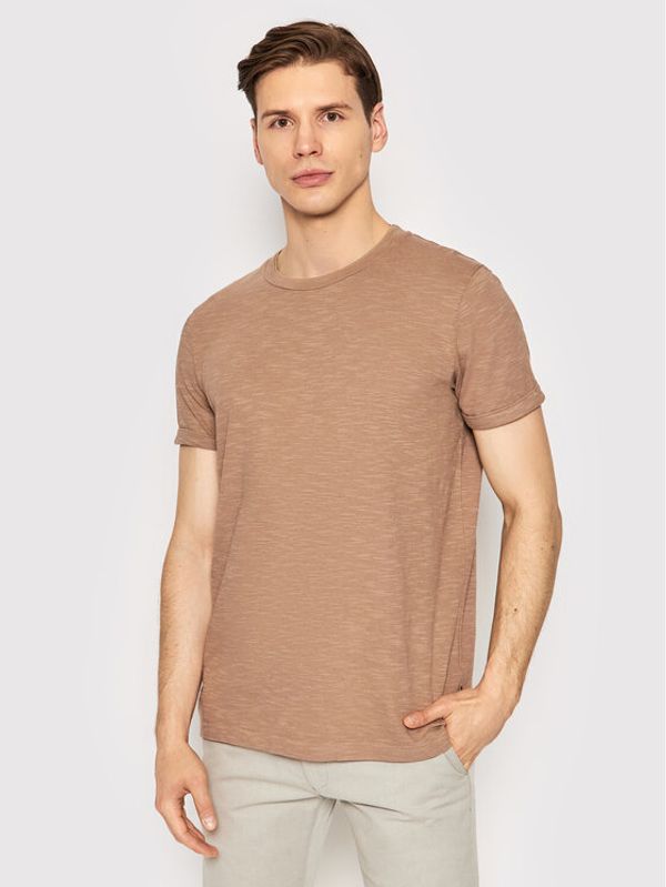 JOOP! Jeans JOOP! Jeans Тишърт 15 JJ222J013 30030944 Кафяв Regular Fit