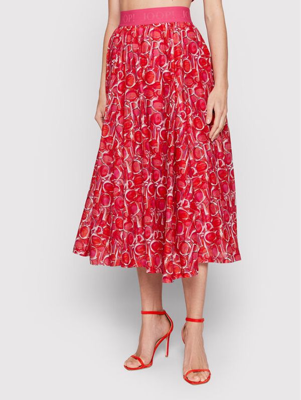 JOOP! JOOP! Миди пола 58 JW222S105 30032192 Червен Regular Fit