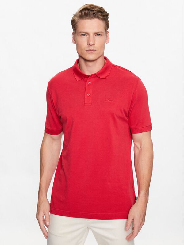 JOOP! JOOP! Тениска с яка и копчета 30036083 Червен Modern Fit