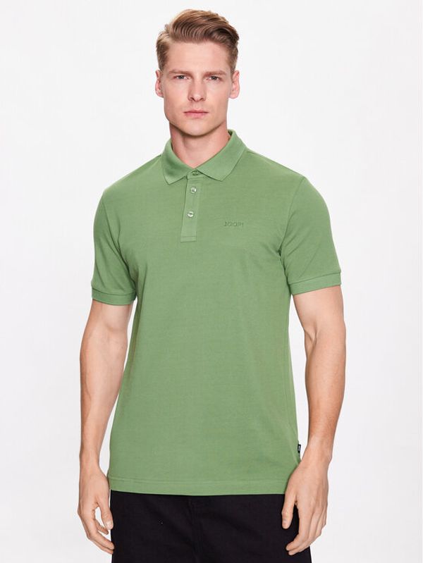 JOOP! JOOP! Тениска с яка и копчета 30036083 Зелен Modern Fit