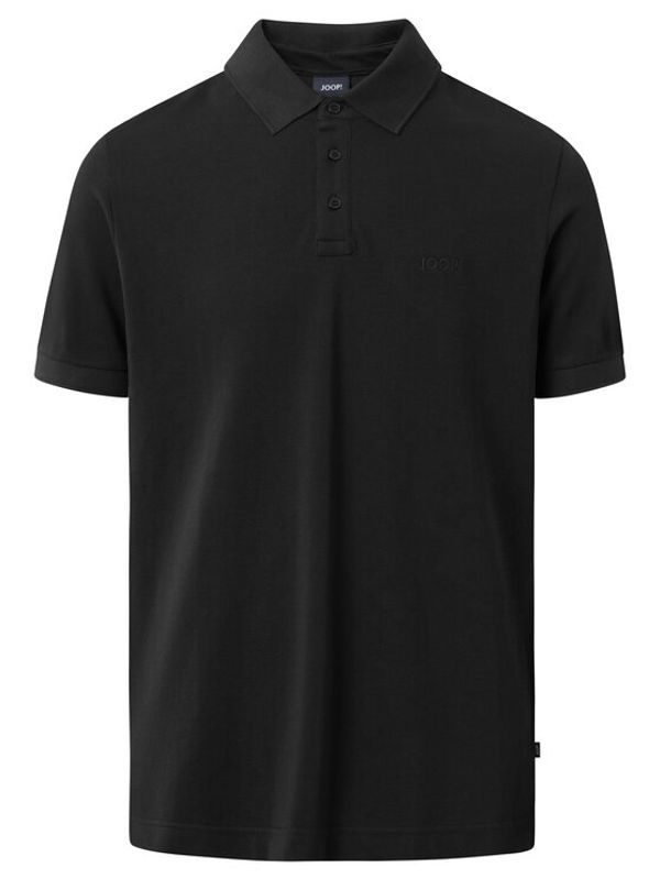 JOOP! JOOP! Тениска с яка и копчета 30036084 Черен Modern Fit