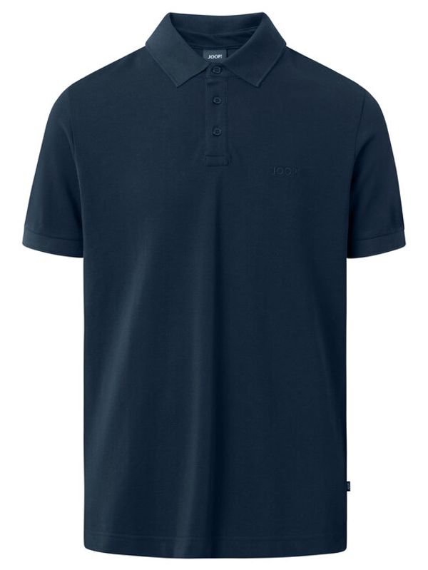 JOOP! JOOP! Тениска с яка и копчета 30036084 Син Modern Fit