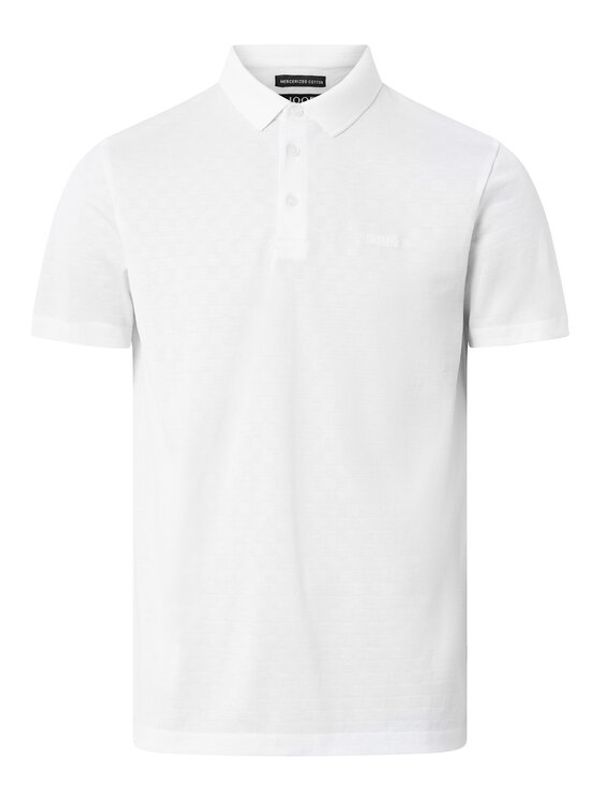 JOOP! JOOP! Тениска с яка и копчета 30036120 Бял Modern Fit