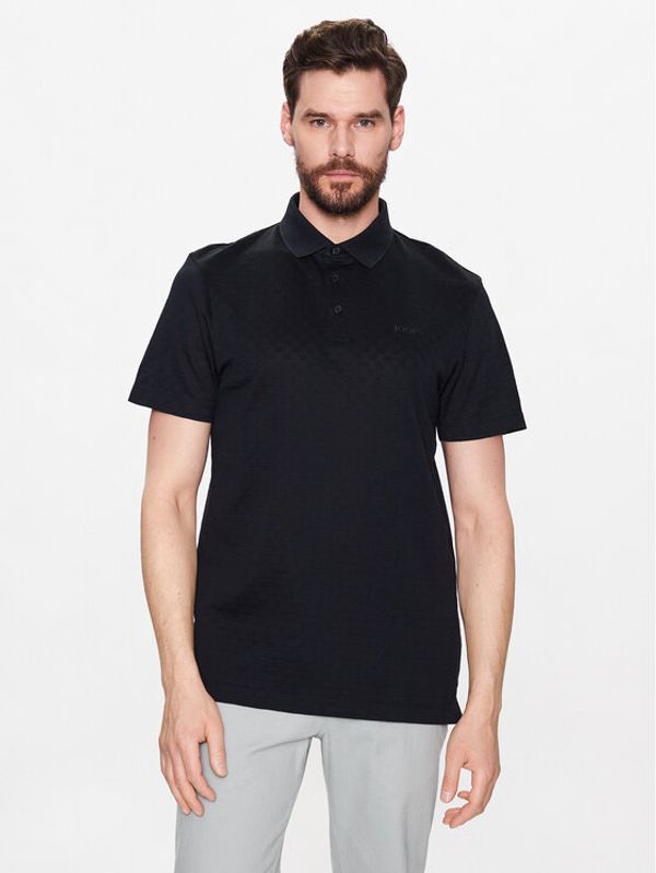 JOOP! JOOP! Тениска с яка и копчета 30036120 Черен Modern Fit